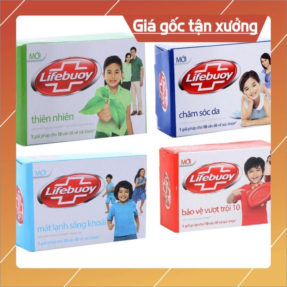 [ICLN9 giảm 5K cho đơn hàng 50k]  COMBO 2 BÁNH Xà Bông Lifebuoy Rửa Tay Hộp 90g