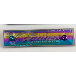Bảng tên 3D WINNER + ốc Gr5 6li15 Titanium
