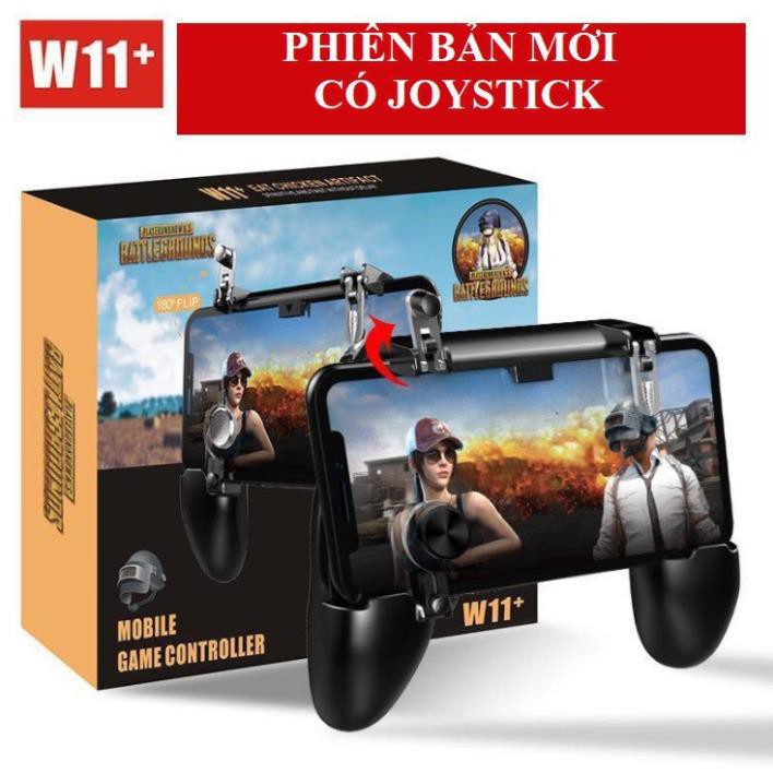 Tay Cầm Game W11 Có Nút Bắn + Joystick Cho Điện Thoại Chơi Pubg, Ros, Free Fire Controller - Tay cầm chơi game W10