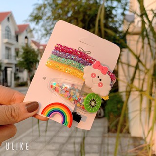 Set 6 cặp tóc vintage dễ thương cho bé mã KS203