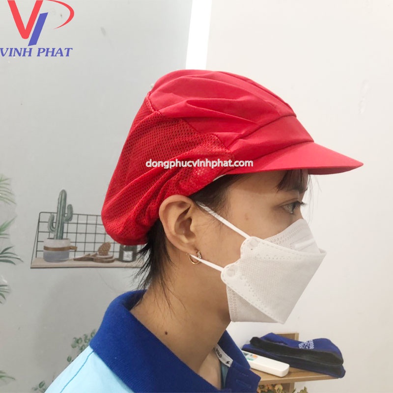 Nón Vải Lưới Trùm Tóc Công Nhân Thủy Sản, Thực phẩm