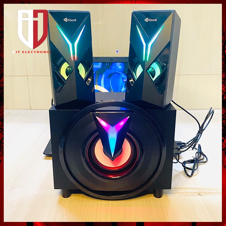 Loa máy tính laptop bluetooth để bàn chính hãng Kisonli TM-6000U loa pc bass mạnh