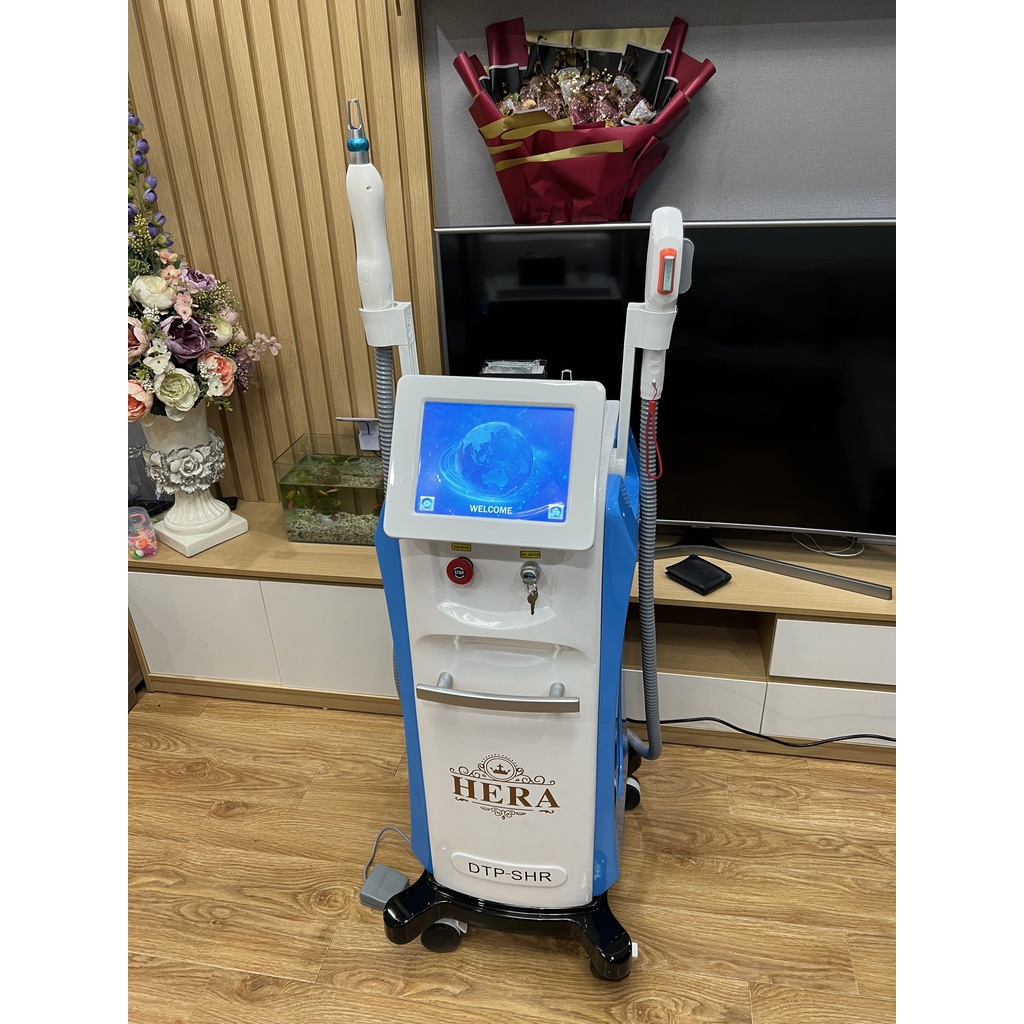 Máy Triệt Lông Hera . Máy 2in1 Triệt Lông Và Laser Hera 2in1