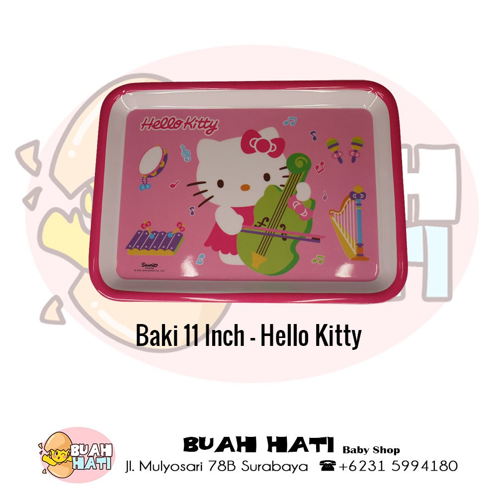 Khay đựng máy tính SL11 Inch hình Doraemon / Hello Kitty | Mô hình nhân vật hoạt hình Maspion Vanda Srithai Melamine