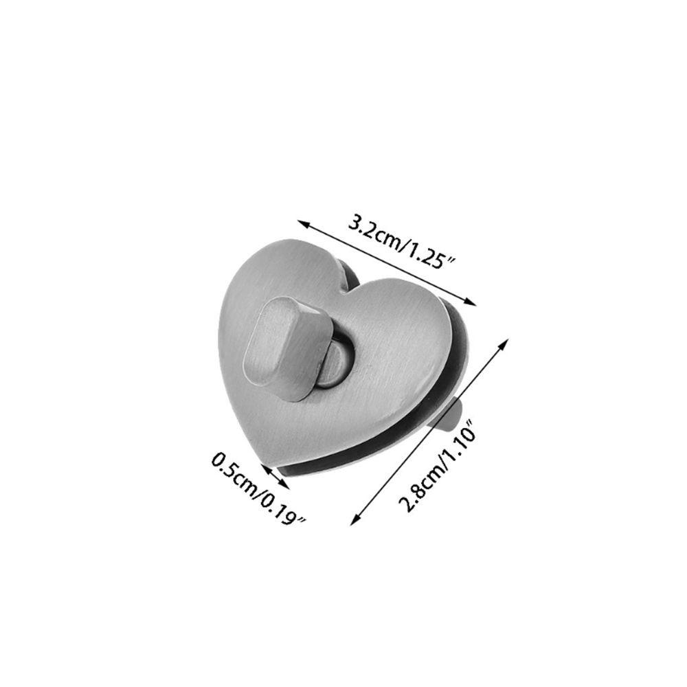 Khóa Túi Xách Hình Trái Tim Tinh Tế Siêu Bền Tiện Dụng