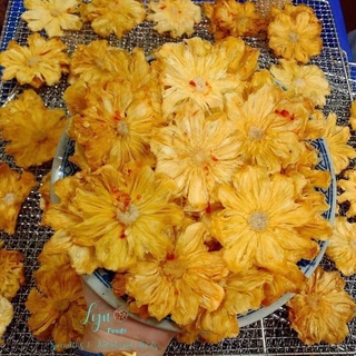 Thơm (Khóm) sấy dẻo muối ớt siêu ngon (Hộp 500g, 250g)