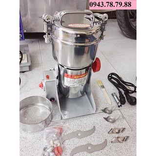 Máy nghiền bột thảo dược, các loại dược liệu; Máy nghiền bột ngũ cốc 800g dung tích lớn