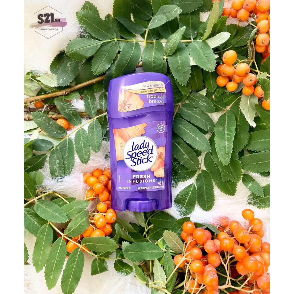 Lăn Khử Mùi Lady Speed Stick Fresh Infusions 45g