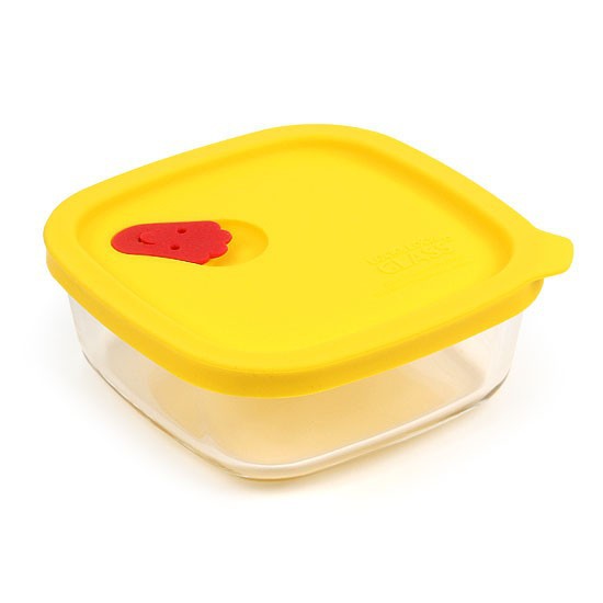 [Siêu khuyến mãi] Hộp thủy tinh chịu nhiệt Rice Container Red Cap LLG501 320ml & LLG502 410ml