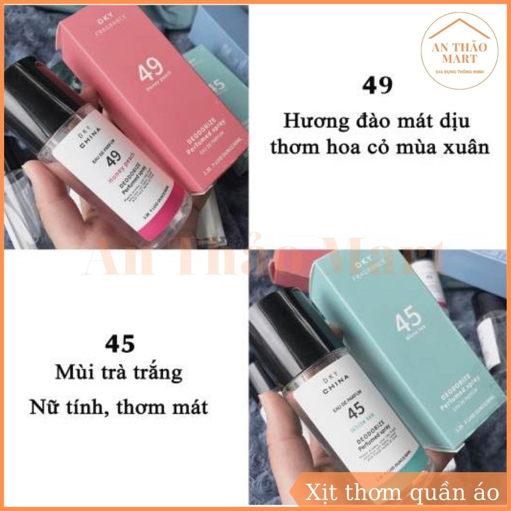 Xịt Thơm Quần Áo DKY Lưu Hương Lâu, Xịt Khuẩn Chống Muỗi Đốt