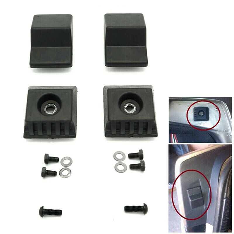Bộ 4 Miếng Đệm Chặn Cốp Sau Xe Hơi Chuyên Dùng1247580044 Ốp Bảo Vệ Chìa Khóa Xe Hơi Mercedes-Benz W124 A124 C124 S124 1247580144