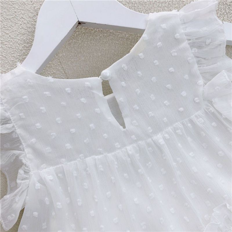 Đầm Lưới Thời Trang Mùa Hè Cho Bé Gái