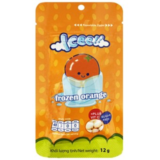 ✅ kẹo icee vị cam gói 12g – icee candy orange flavor 12g ✅