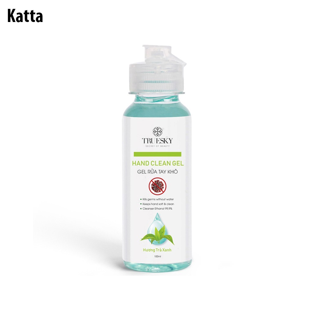 Nước rửa tay khô sát khuẩn Truesky 100ml gồm 3 hương (hương chanh sả & hương bạc hà & hương trà xanh) - Katta | BigBuy360 - bigbuy360.vn