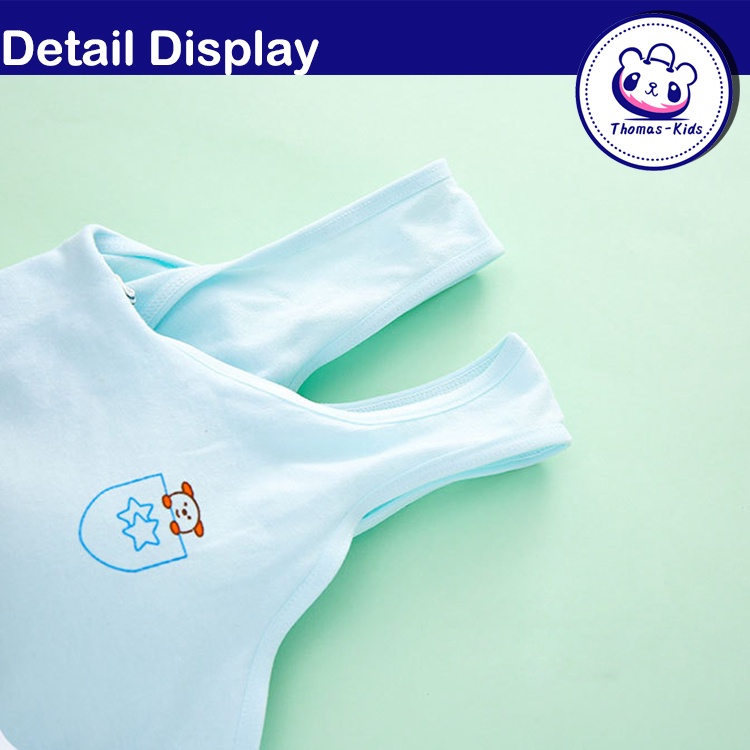 Áo Ngực Cotton Hai Dây Mỏng Thoáng Khí Thời Trang Mùa Hè Cho Bé Gái 8-16 Tuổi