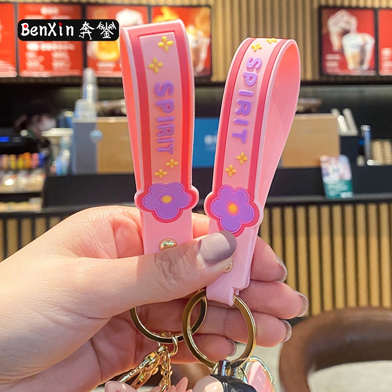 Túi Đựng Tiền Xu / Móc Khóa Họa Tiết Hoạt Hình Lingna Belle