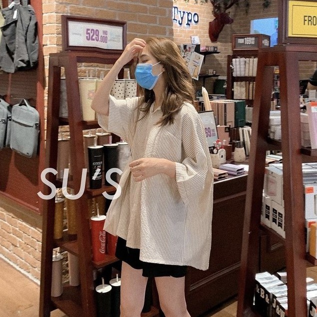 [ẢNH THẬT/VIDEO]ÁO SƠ MI MYAN KẺ BASIC NHIỀU MÀU ÁO SƠ MI HÀN QUỐC CỔ ĐỨC | BigBuy360 - bigbuy360.vn