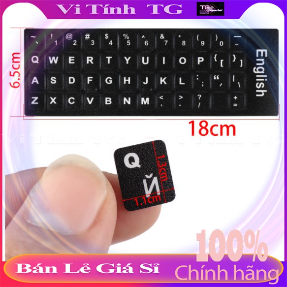 Miếng Dán Bàn Phím Dùng cho phím laptop bi mờ - học tiếng Trung - tiếng Nhật