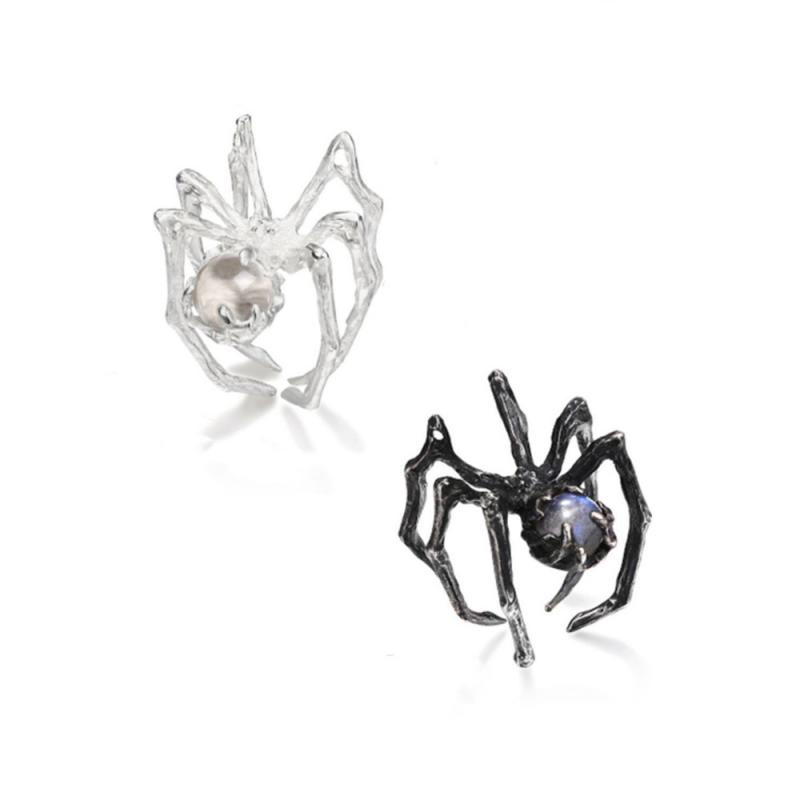 Nhẫn Hình Nhện Phong Cách Gothic Thời Trang Mới