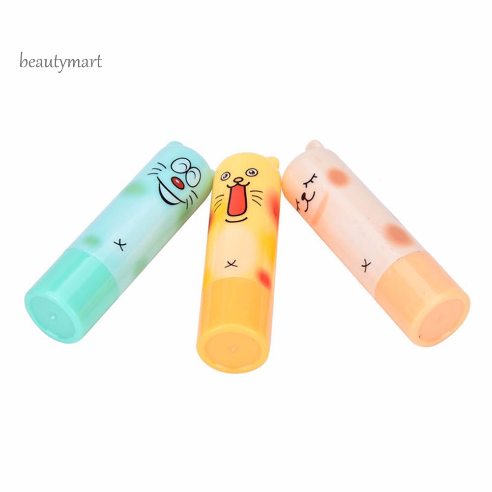 Son dưỡng ẩm chống khô môi vỏ in họa tiết động vật ngộ nghĩnh đáng yêu