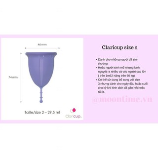 Cốc nguyệt san Claricup