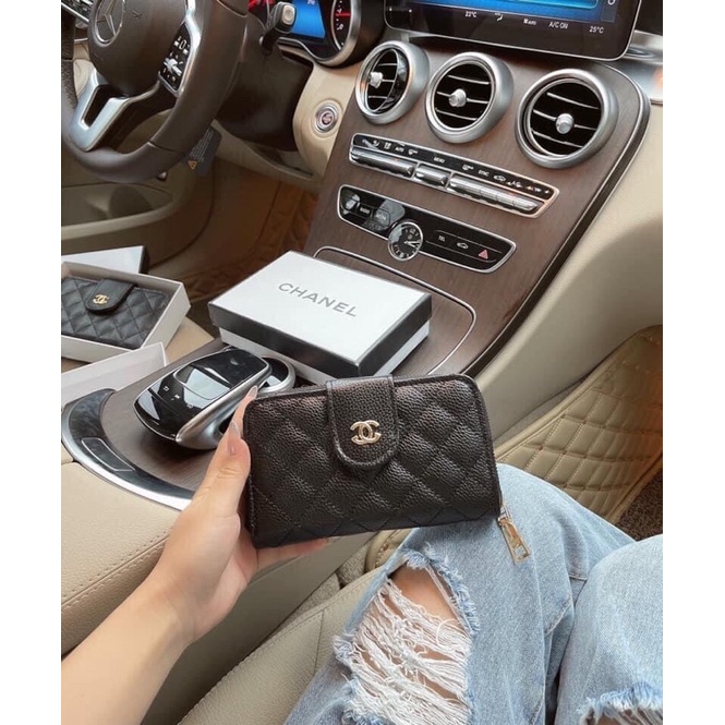 Ví cha_nel cầm tay siêu sang chảnh