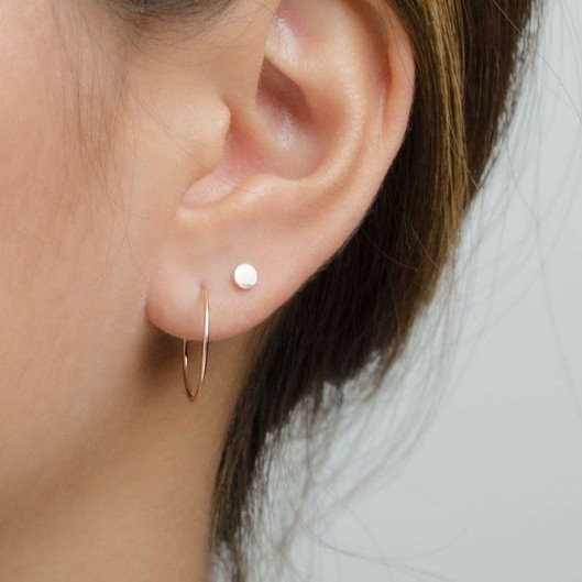 (1 Chiếc) Khuyên tai Tròn mỏng vị trí helix, tragus, mũi, môi - Khoen Store