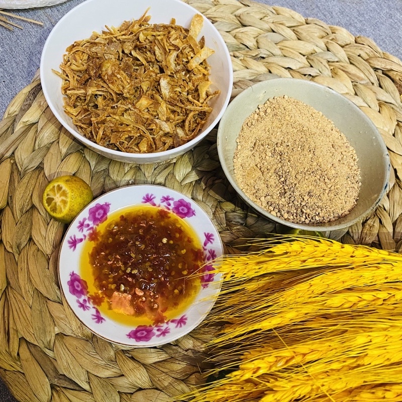 100Gr Muối nhuyễn ăn kèm bánh tráng phơi sương thơm cay nồng
