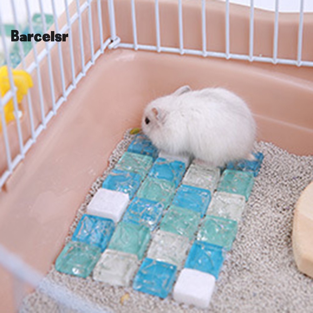 Thảm lót làm mát kích thước nhỏ dành cho sóc/chuột hamster dùng trong mùa hè