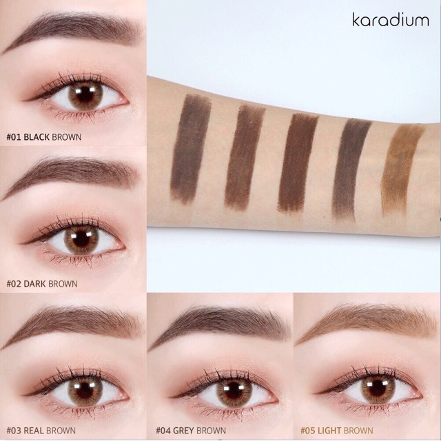 Chì Kẻ Mày Karadium Flat Eyebrow Pencil 0.3g | BigBuy360 - bigbuy360.vn