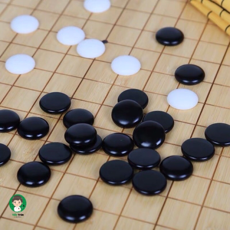 Quân Cờ Vây Đá Vân Tử Hai Mặt/ Một Mặt Cong