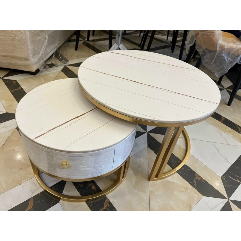 Bàn trà mặt đá ceramic nhập khẩu