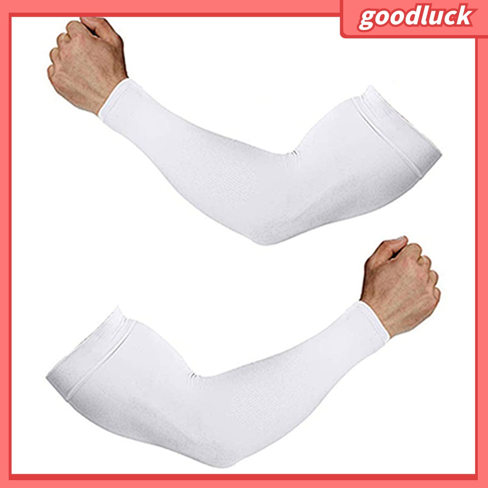 Vỏ Bọc Bảo Vệ Cánh Tay Màu Trơn Chống Tia UV Khi Đạp Xe Ngoài Trời