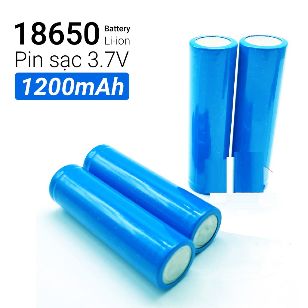 Pin sạc LYS INR18650- 1200mAh xả 30A cho Box sạc,quạt mini, đèn pin, máy khoan cầm tay..