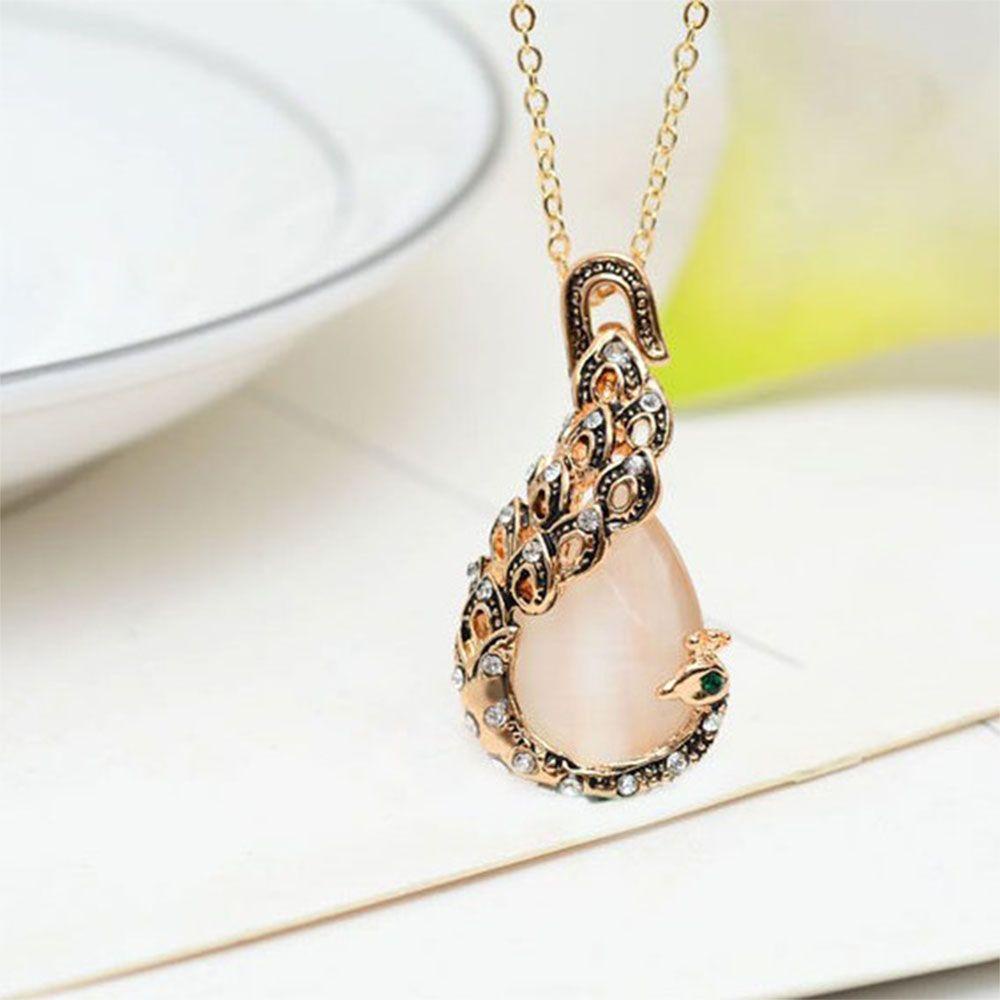 MOCHO Bộ Khuyên Tai Hình Con Công Thời Trang Sang Trọng