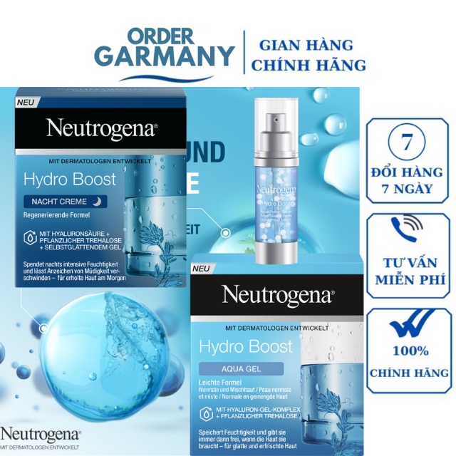 KEM DƯỠNG CẤP ẨM NEUTROGENA HYDRO BOOST, 50ML-NỘI ĐỊA ĐỨC