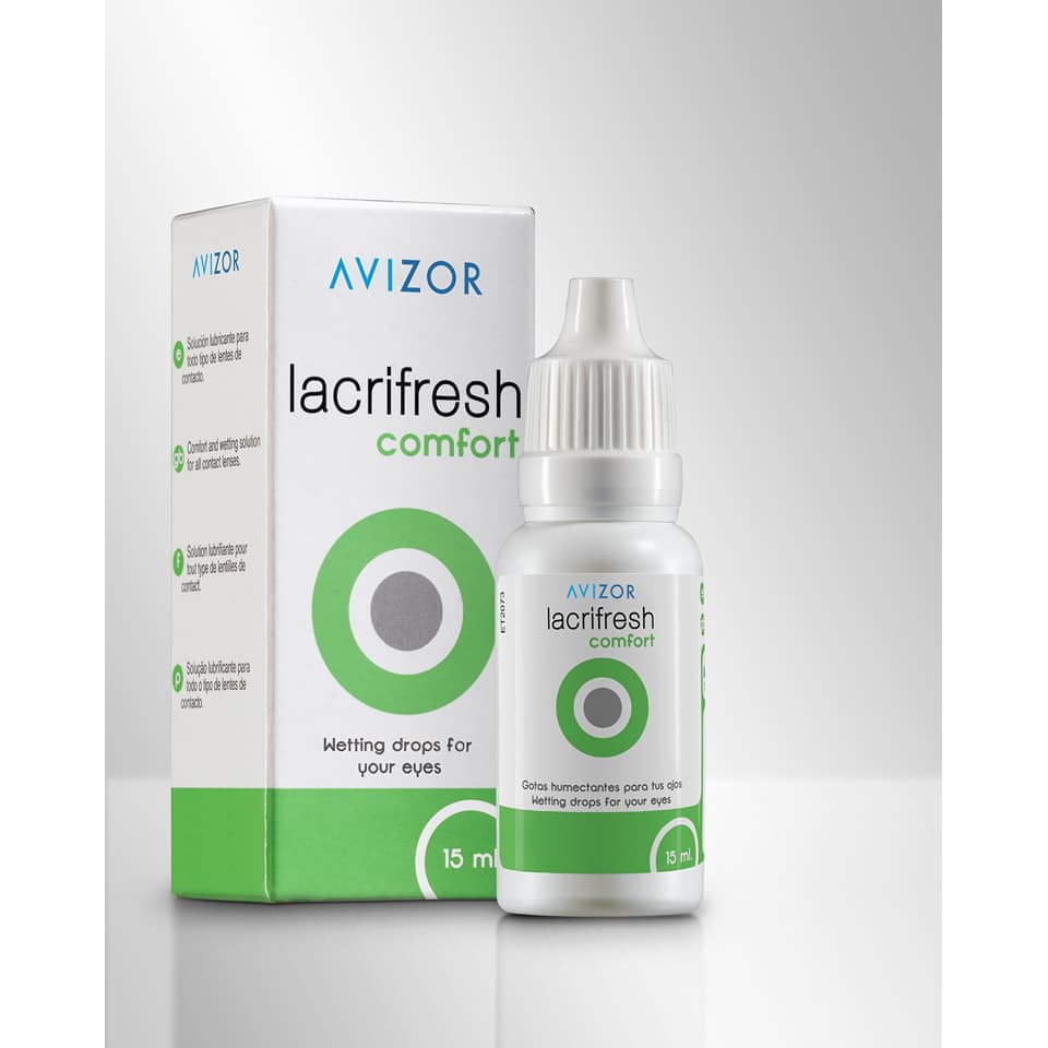 Nước nhỏ mắt nhân tạo Avizor Lacrifresh Comfort 15ml - Cam kết chính hãng