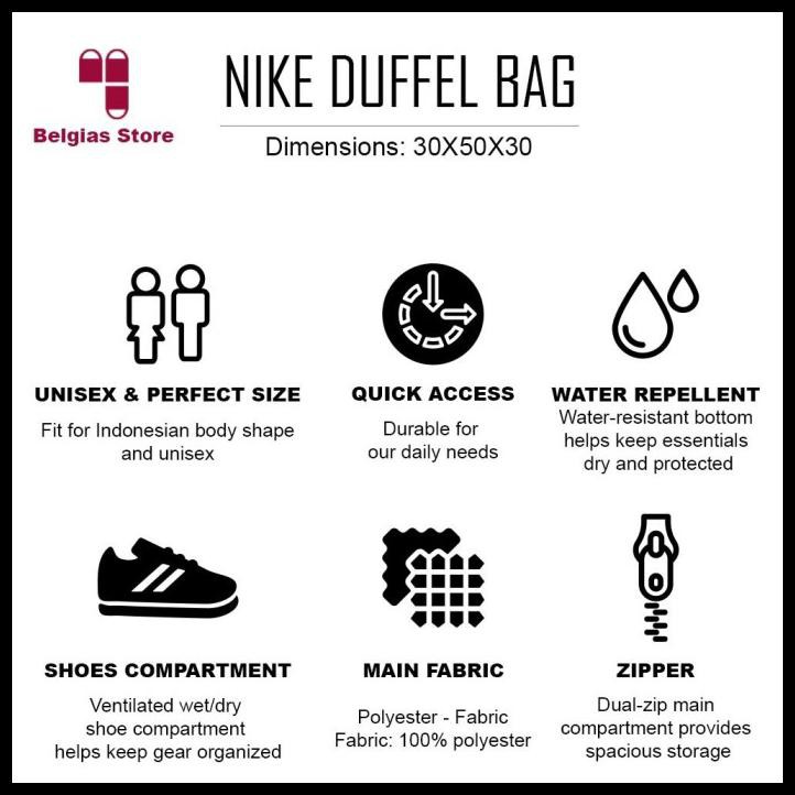 Túi thể thao Nike Duffel thiết kế năng động cá tính