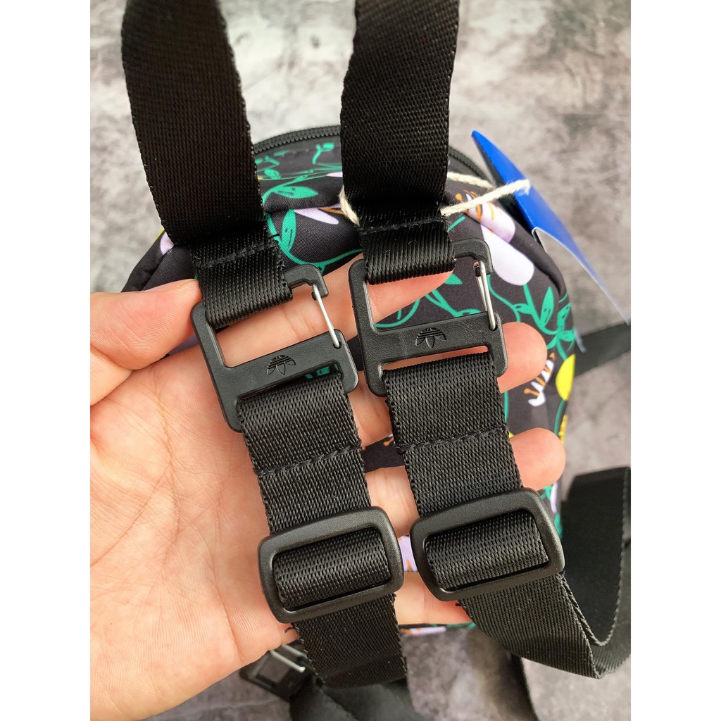 Balo das đen họa tiết hoa FL9682 FLORAL