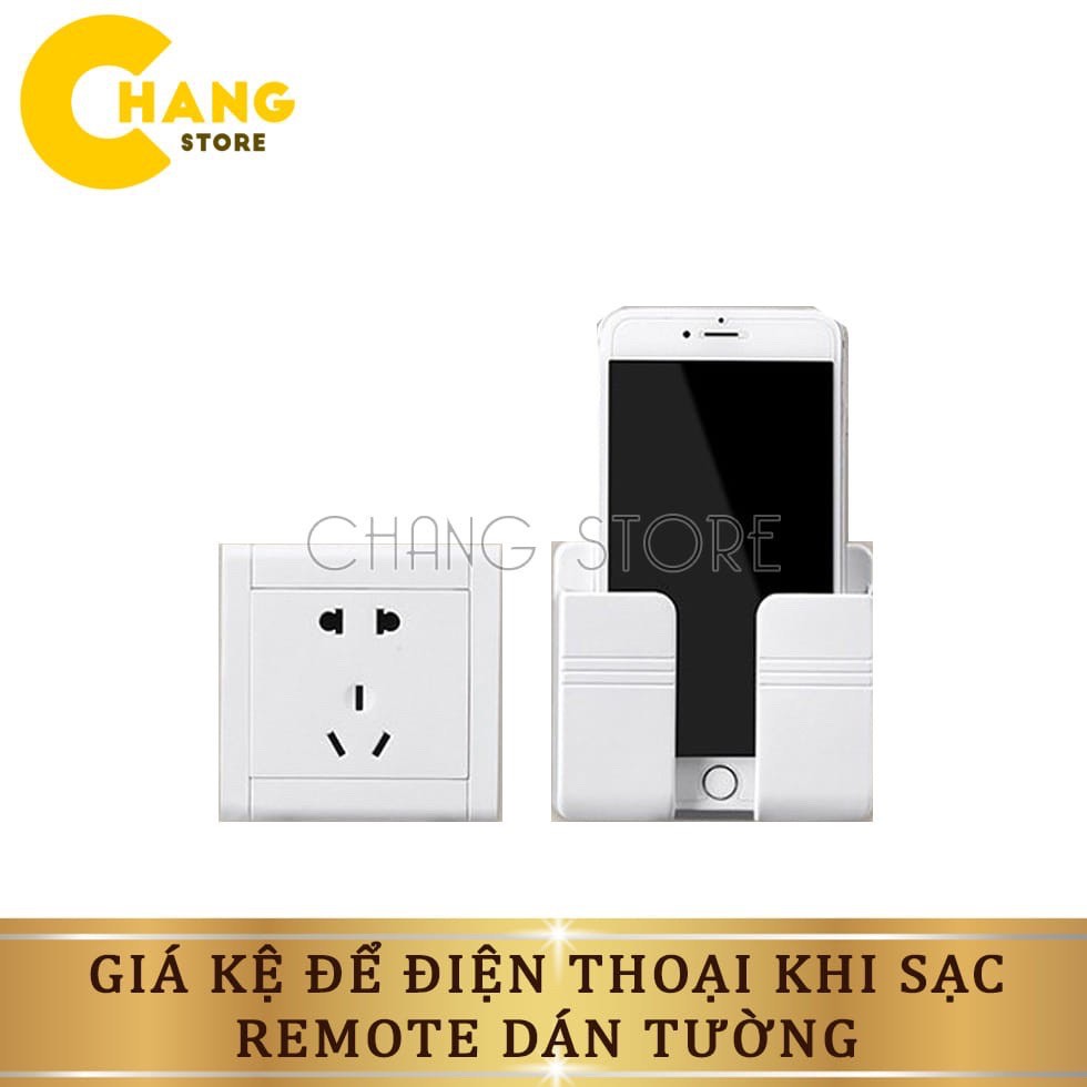 Giá Kệ Để Điện Thoại Khi Sạc, Hộp Để Remote Dán Tường Living C Đa Năng Tiện Lợi