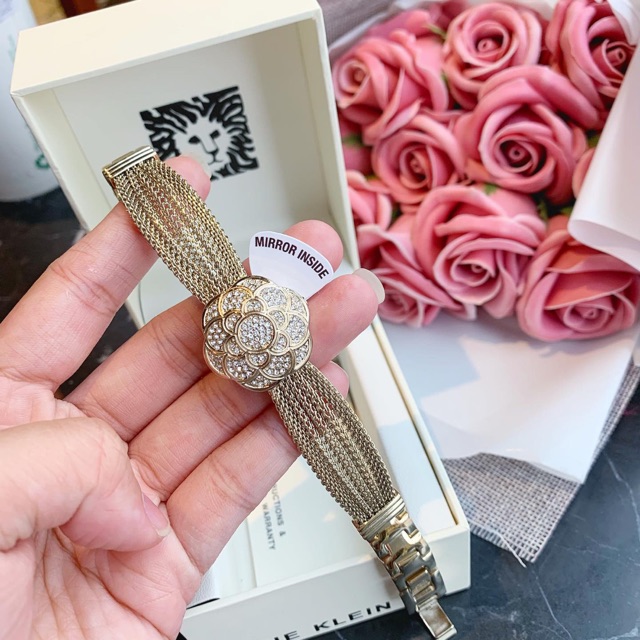 Đồng hồ ANNE KLEIN kiểu dáng độc đáo dành cho nữ model AK/1046CHCV