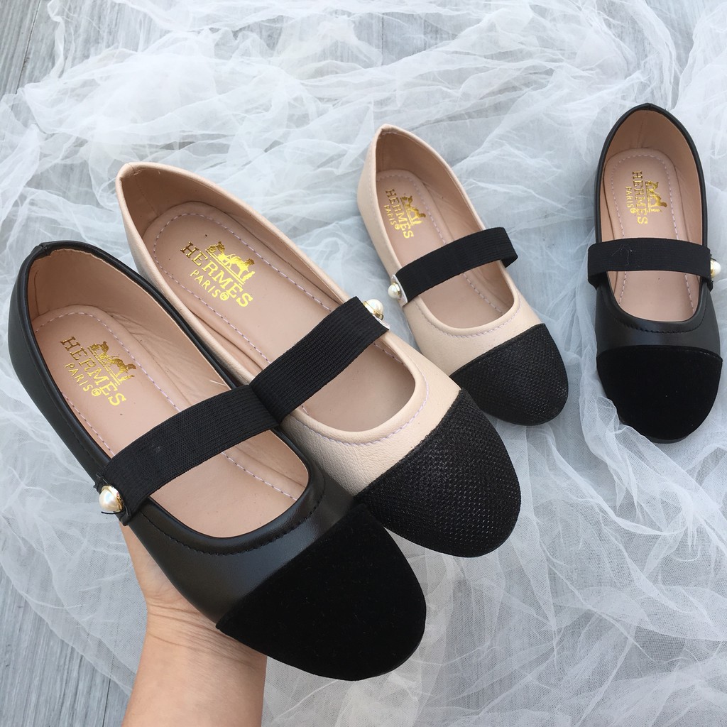 Giày bệt nữ đính ngọc cute | BigBuy360 - bigbuy360.vn