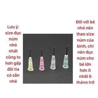 Dụng cụ dập núm ti bình sữa/Dụng cụ đục núm ti bình sữa