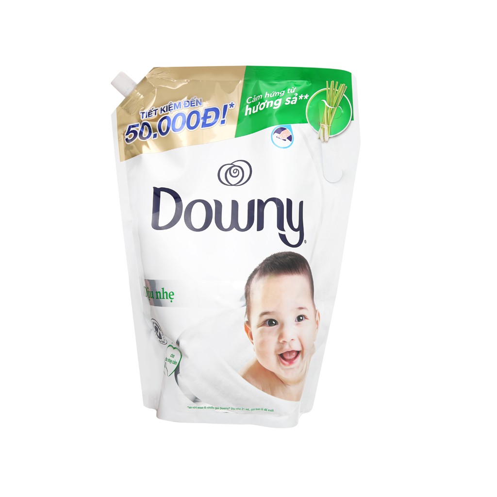 Nước xả cho bé Downy dịu nhẹ hương sả túi 2.6 lít