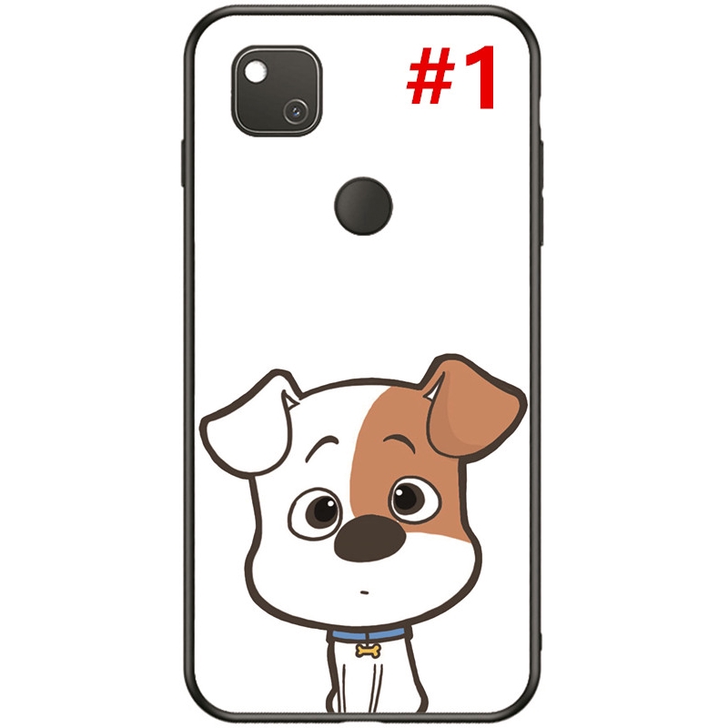 Ốp điện thoại TPU mềm in chú chó hoạt hình cho Google Pixel 3A XL /Pixel 4 XL /Pixel 4A