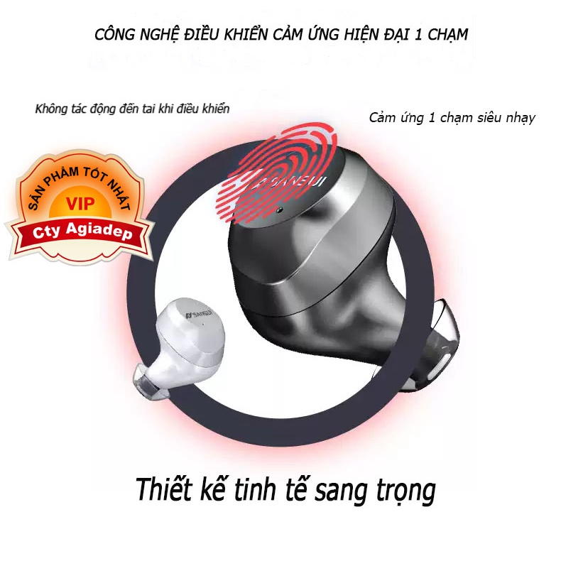 Tai nghe Bluetooth Sansui / Sansui I23 dành cho nam và nữ-AGD