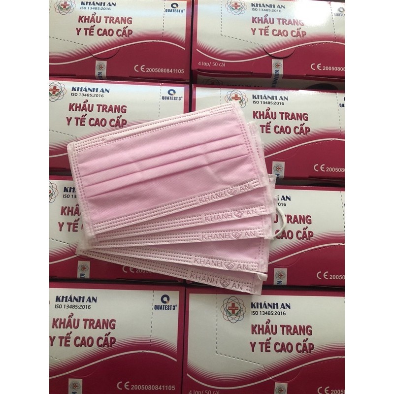 [GIÁ SỈ] KHẨU TRANG Y TẾ KHÁNH AN 4 LỚP - LOẠI 1 (KHÔNG XÙ LÔNG) - KHÁNG KHUẨN - HỘP 50 Cái | BigBuy360 - bigbuy360.vn