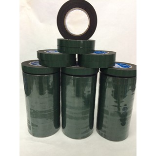 20 cuộn băng keo 2 mặt cường lực Xốp Đen Da Xanh 2 phân 4 (2,4cm)