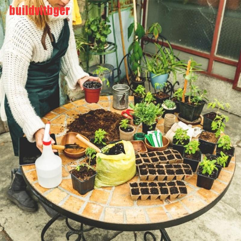 {buildvitbger}10PCS Paper Pots Plant Starters Seedling Herb Seedling Cup Kit Eco-Friendly Home HGA