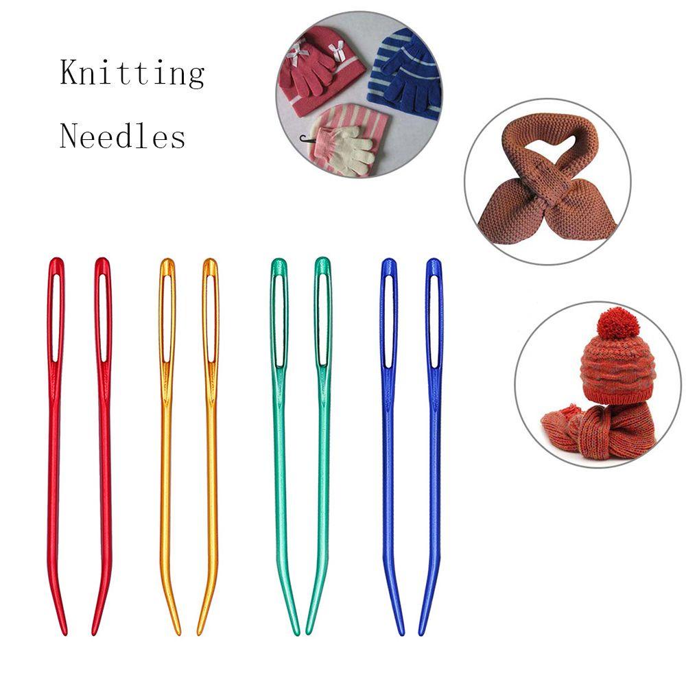 YIYU Bộ 2 Kim Móc Len Bằng Nhôm